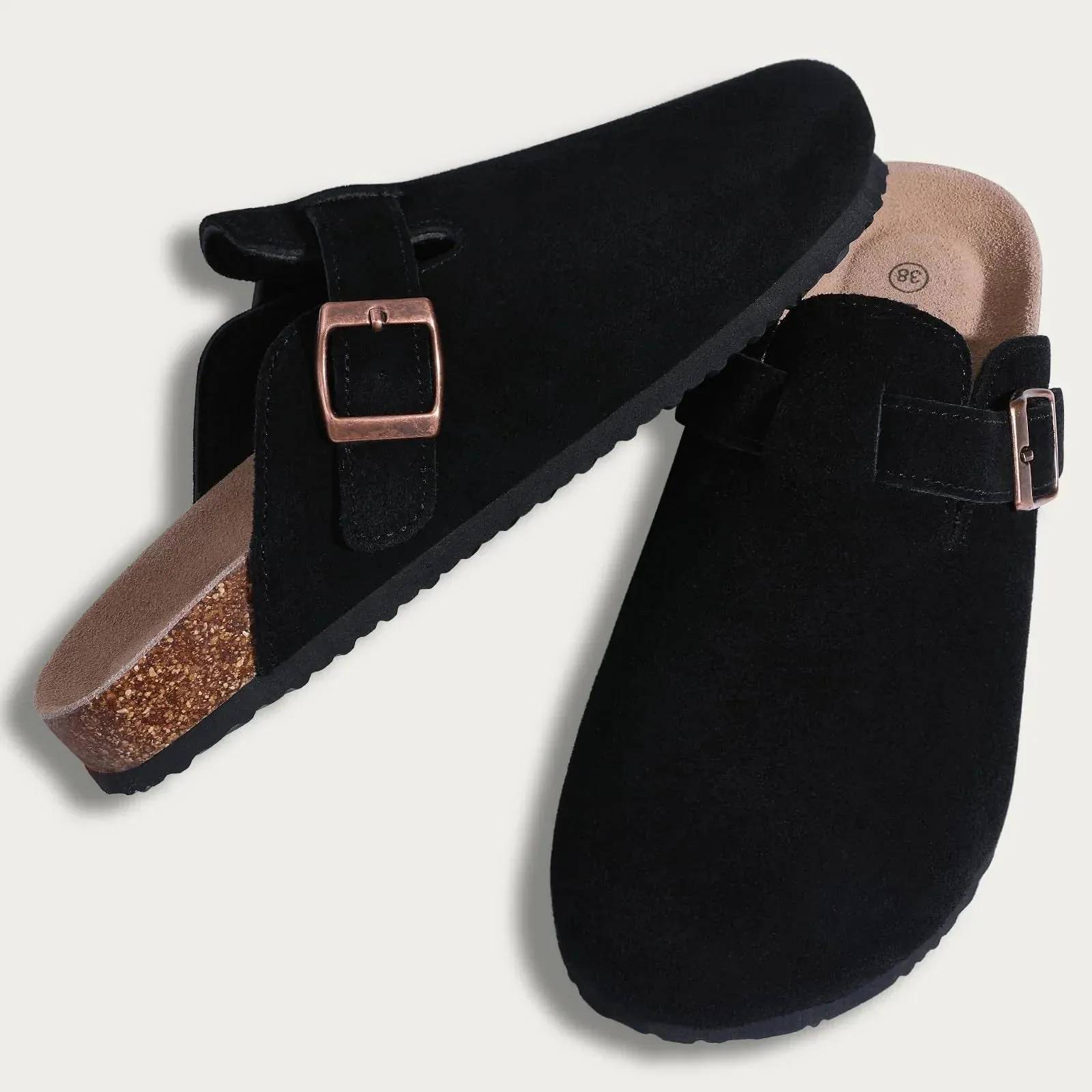 Aurion - Low Classic Suede Clogs