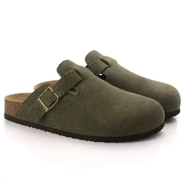 Aurion - Low Classic Suede Clogs