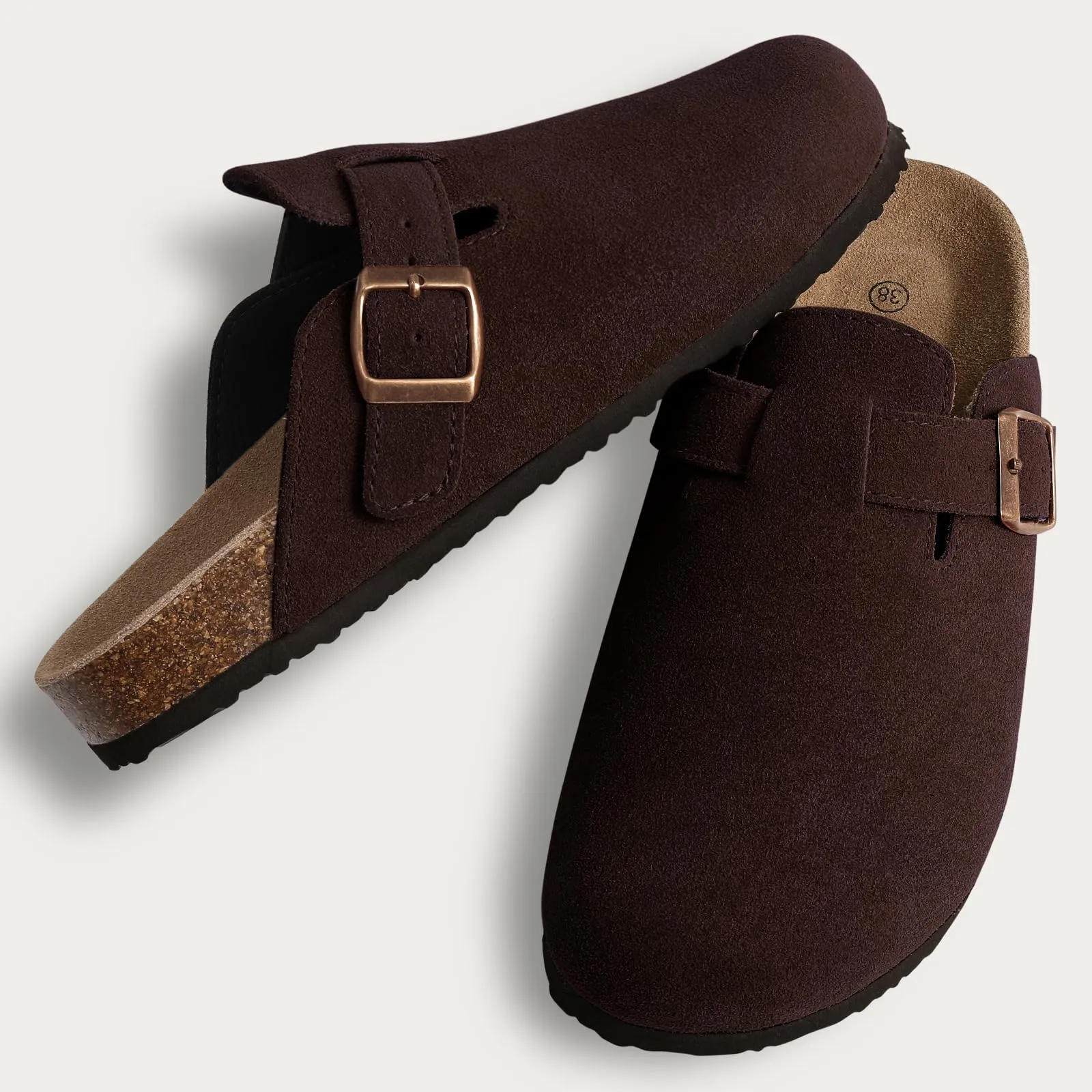 Aurion - Low Classic Suede Clogs