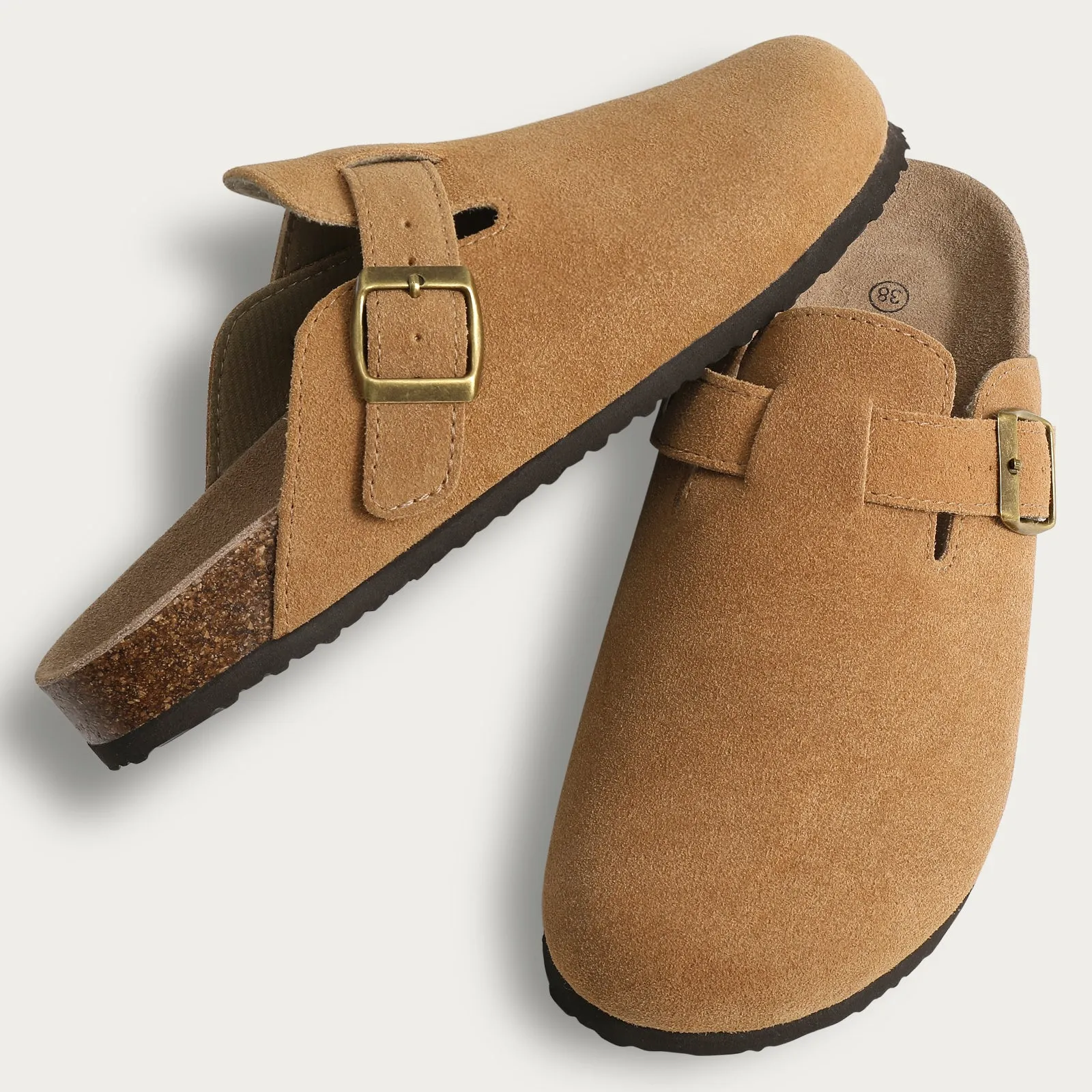 Aurion - Low Classic Suede Clogs