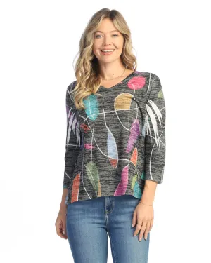 Frolic Burnout High Low Top