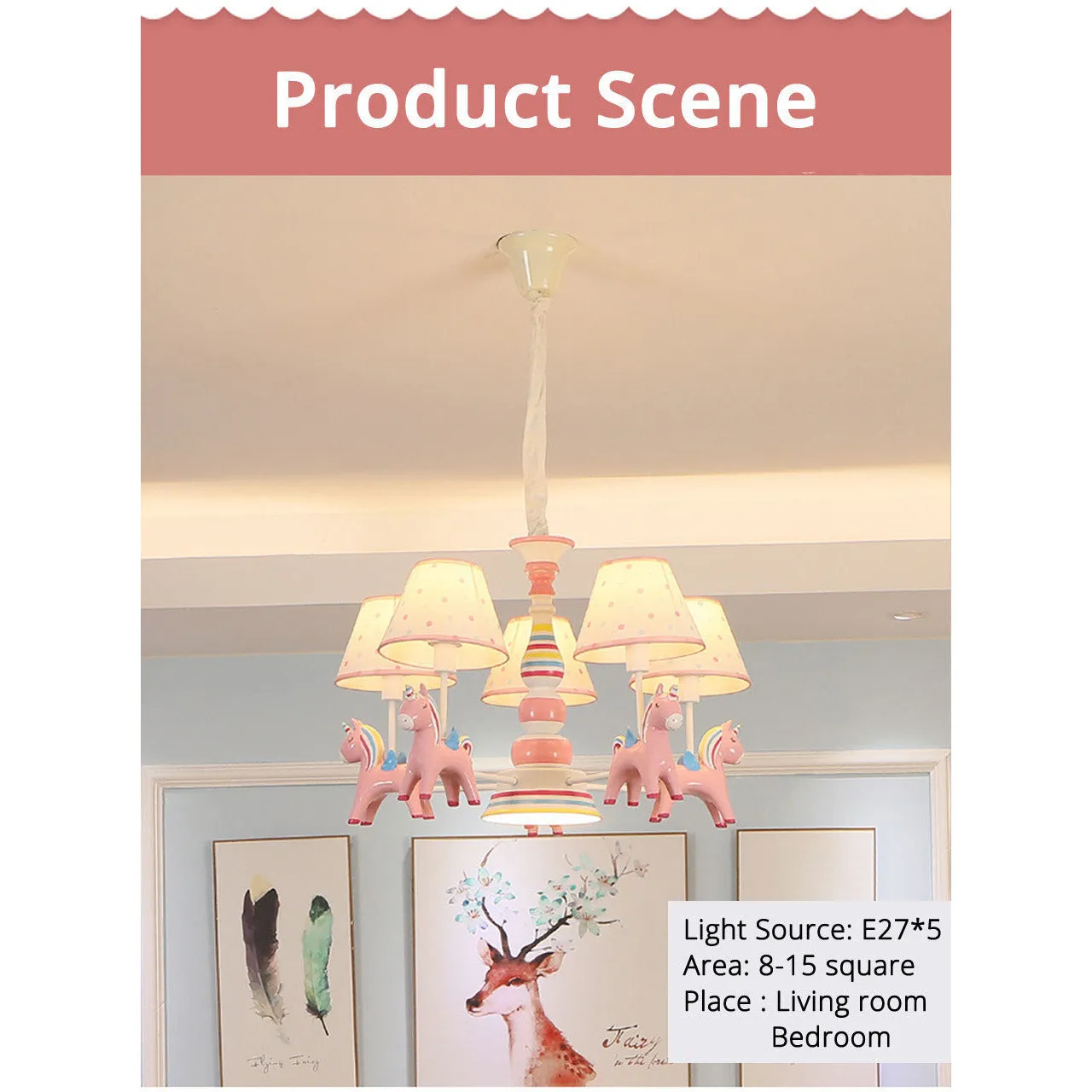 Pegasus Kids Chandelier