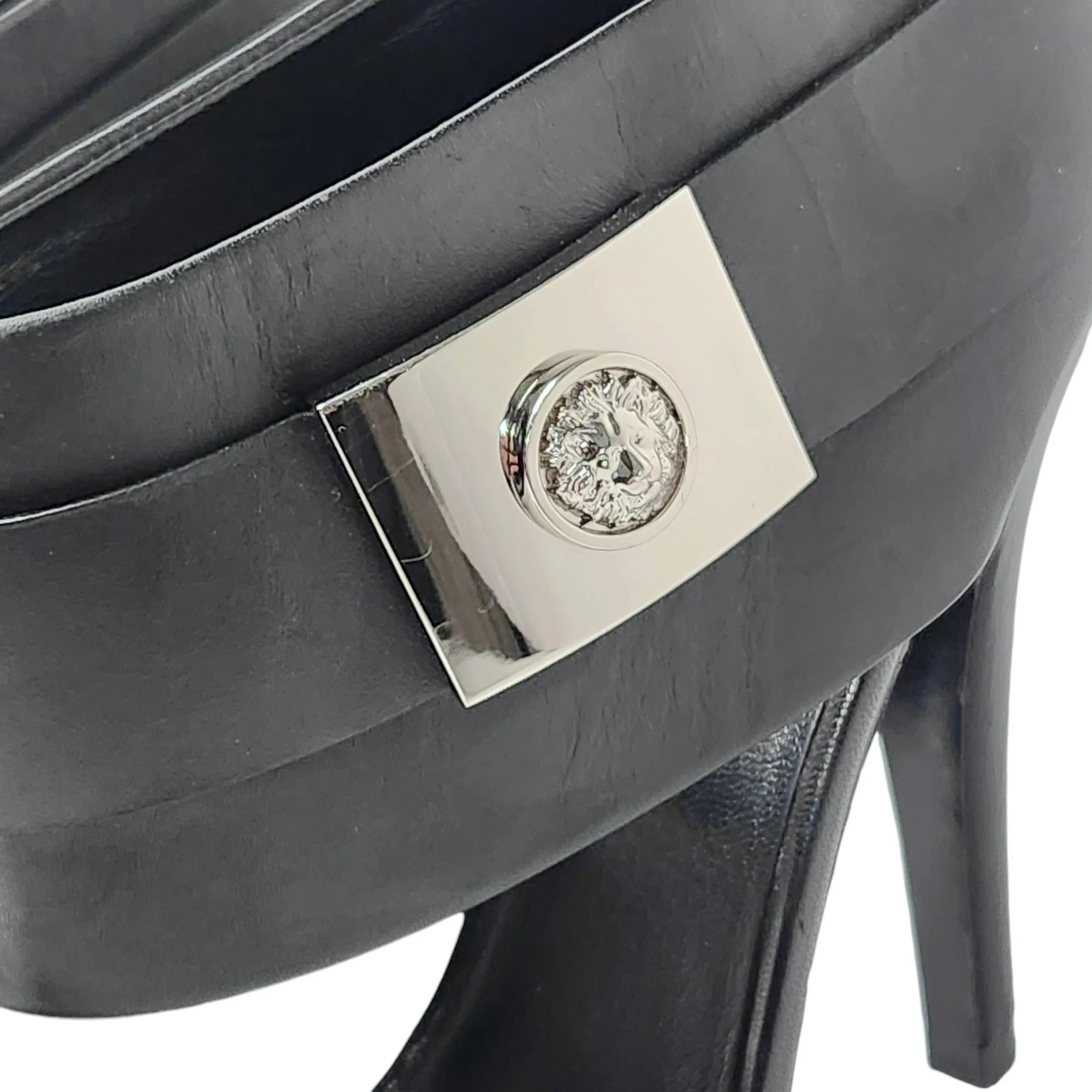 VERSUS VERSACE PVC HEELS EU 38.5/ UK 5.5